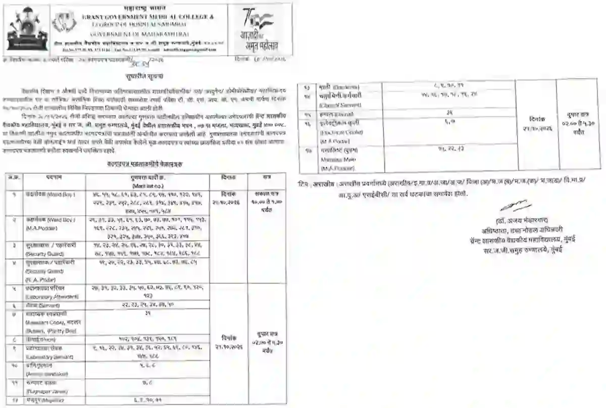 GMC Admit Card 2026