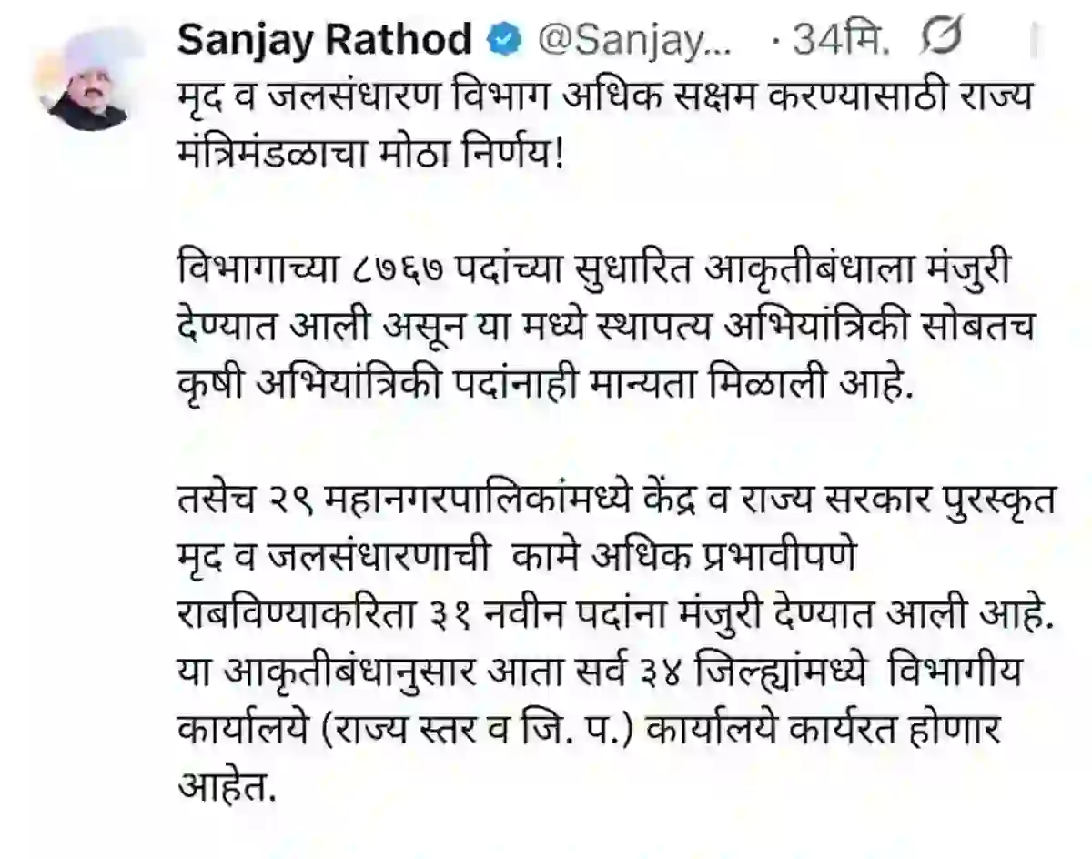 Mruda Jalsandharan Vibhag Bharti 2026