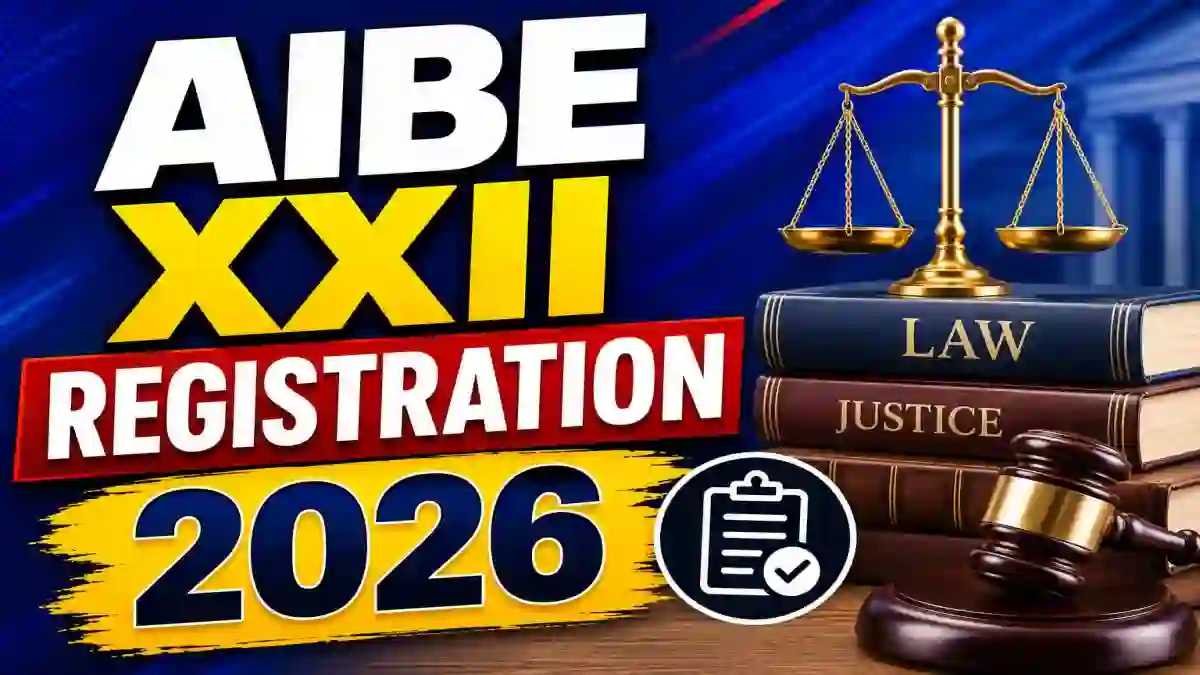 AIBE XXII Application Process 2026 Closes Today - Apply Online, Correction Dates and Exam Schedule AIBE XXII Application Process 2026 Closes Today - Apply Online, Correction Dates and Exam Schedule