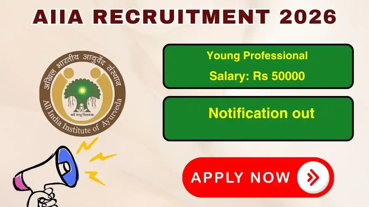 AIIA Young Professional Recruitment 2026 - Walkin AIIA Young Professional Recruitment 2026 - Walkin