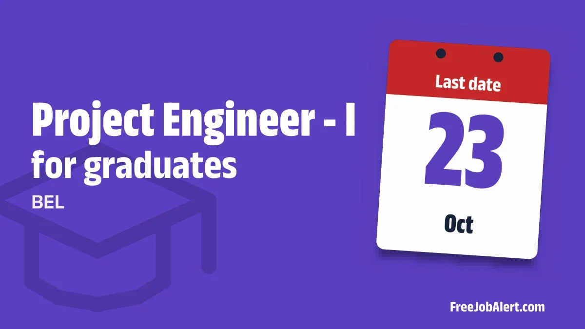 BEL Project Engineer-I Recruitment 2026 – Apply Online for 14 Posts