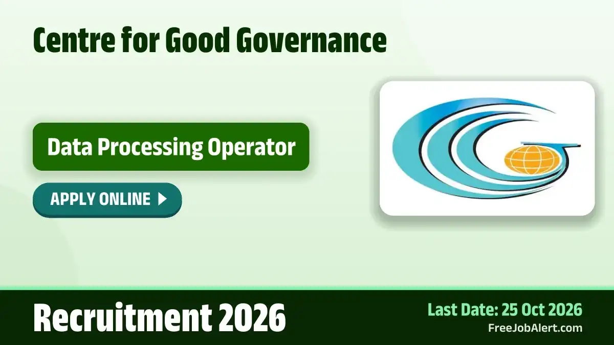 CGG Data Processing Operator Recruitment 2026 – Apply Online