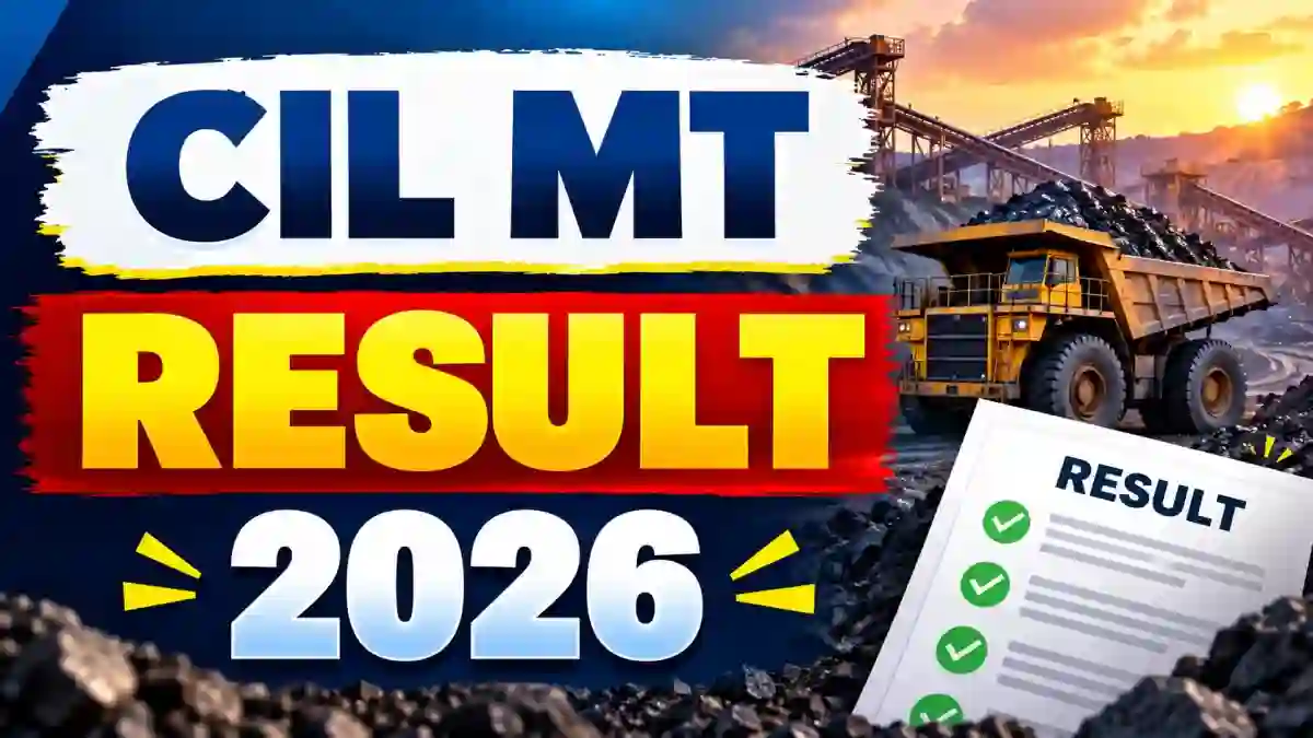 CIL MT Result 2026 @coalindia.in - Management Trainee Merit List PDF and Cut Off CIL MT Result 2026 @coalindia.in - Management Trainee Merit List PDF and Cut Off