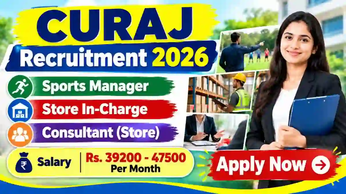 CURAJ Recruitment 2026 - Apply Offline for Sports Manager, Consultant and More Posts