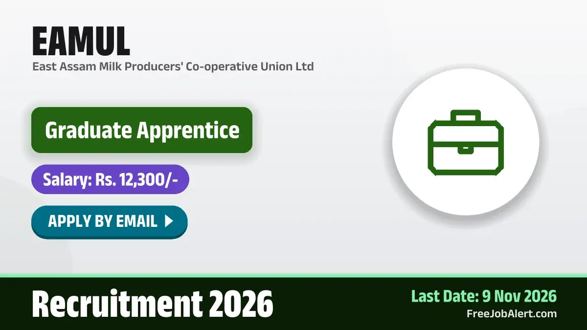 EAMUL Graduate Apprentice Recruitment 2026 – Apply Online EAMUL Graduate Apprentice Recruitment 2026 – Apply Online