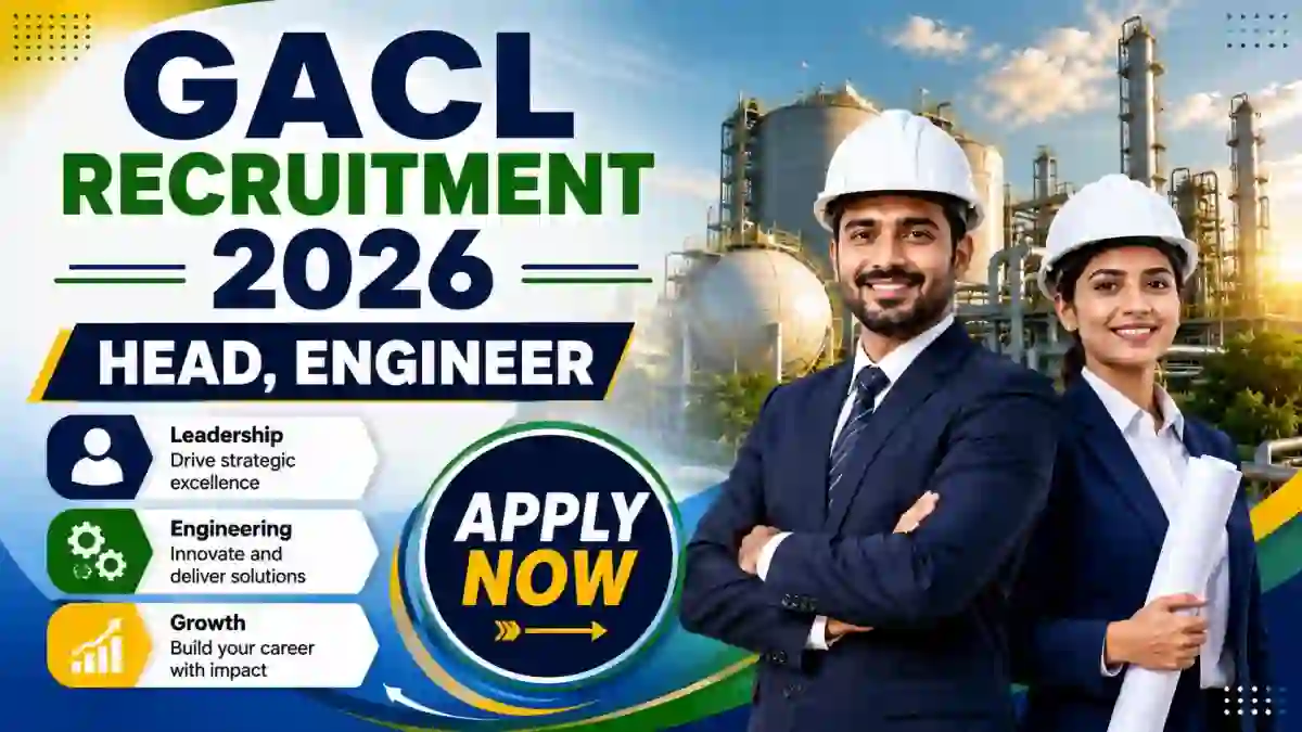 GACL Recruitment 2026 - Apply Online for Engineer, Head Posts