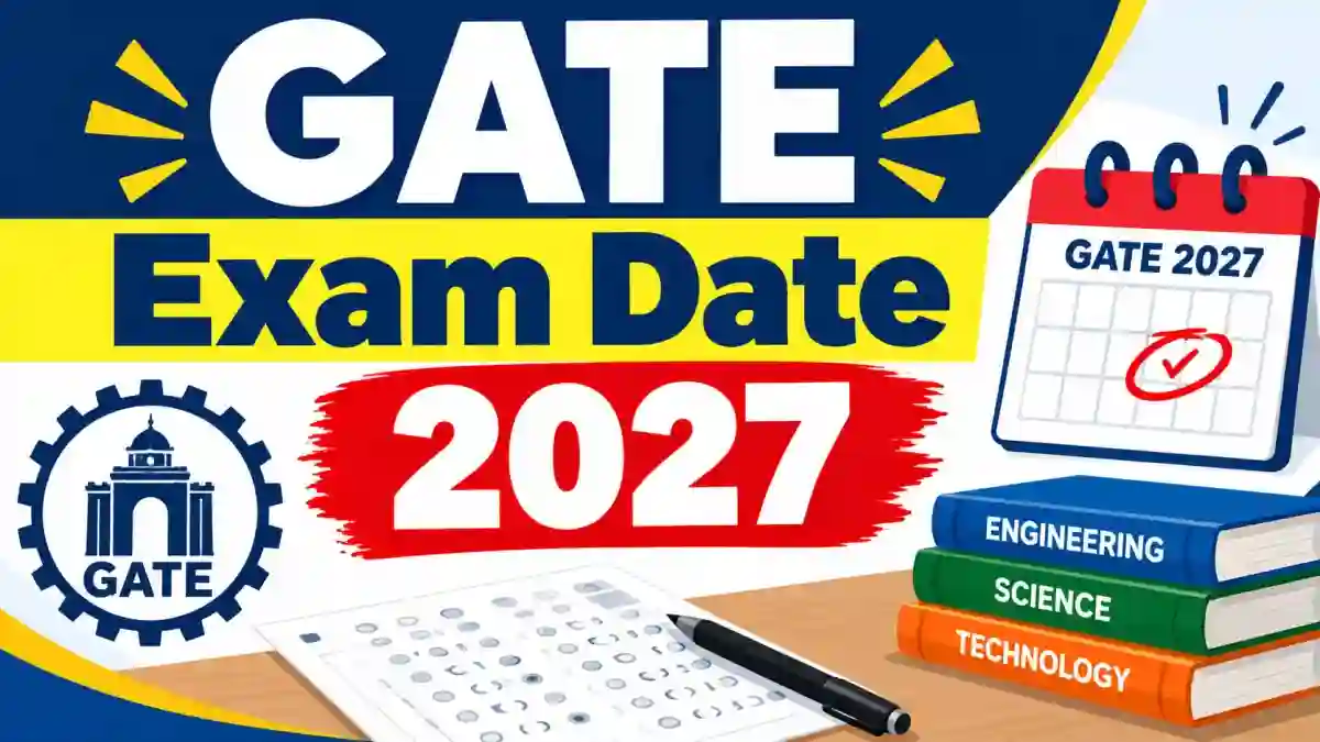 GATE Exam Date 2027 Out - Direct Link to Check Full Schedule Online @ gate2027.iitm.ac.in