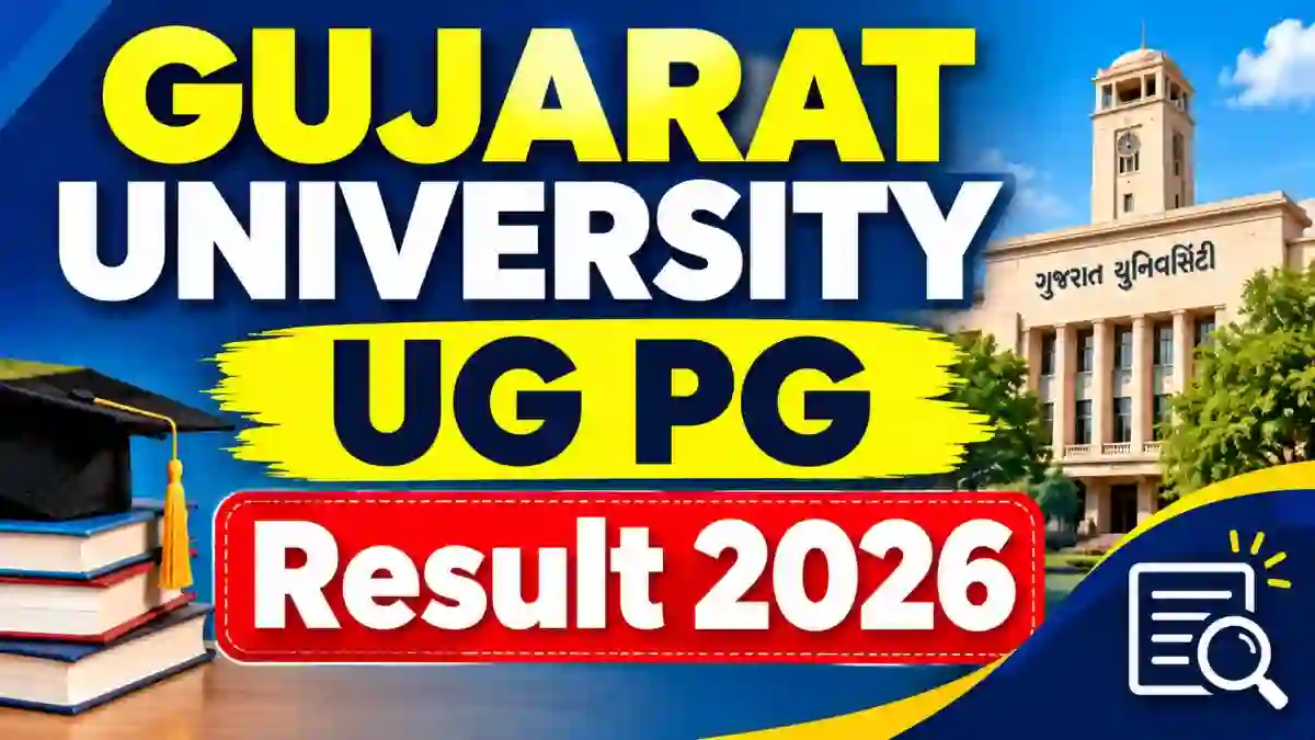 Gujarat University Result 2026 Out - Direct Link to Check UG & PG Marksheet at result.gujaratuniversity.ac.in Gujarat University Result 2026 Out - Direct Link to Check UG & PG Marksheet at result.gujaratuniversity.ac.in