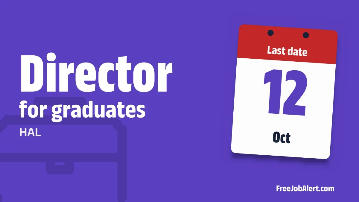 HAL Director (Human Resources) Recruitment 2026 – Apply Online HAL Director (Human Resources) Recruitment 2026 – Apply Online
