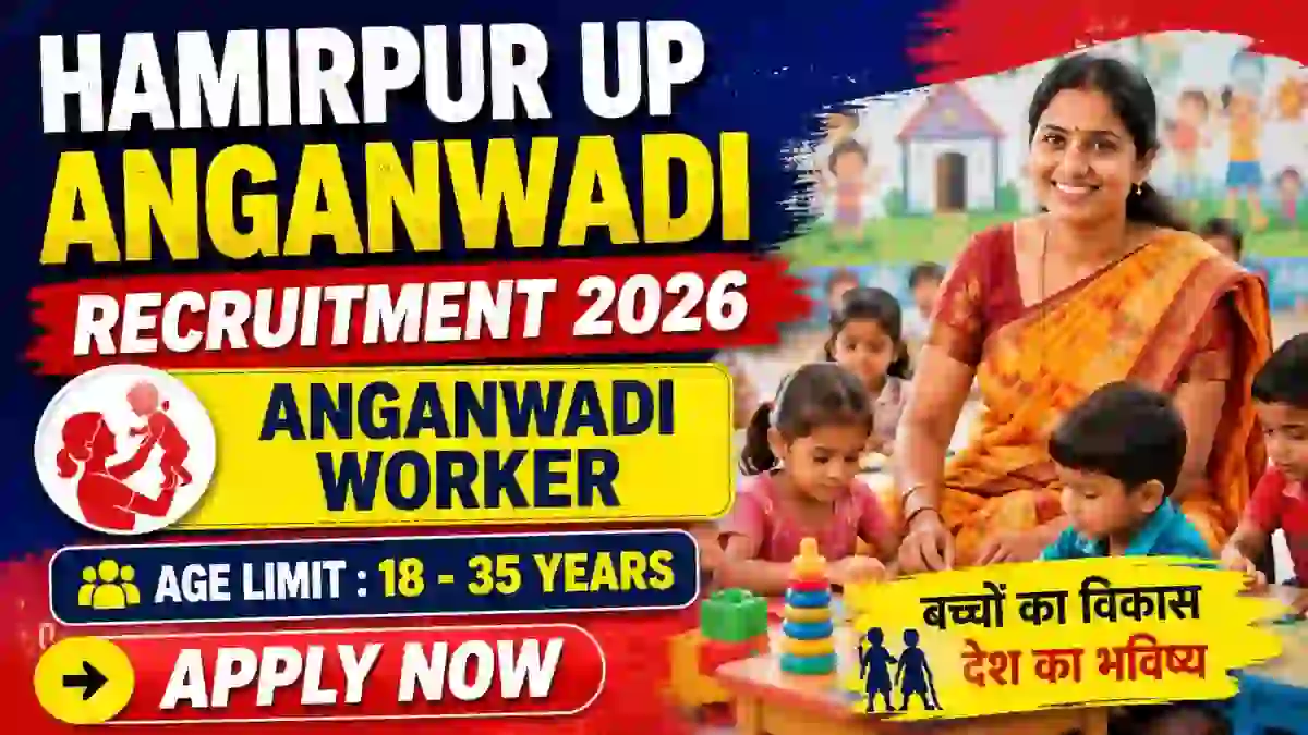 Hamirpur UP Anganwadi Worker Recruitment 2026 - Apply Online for 80 Posts
