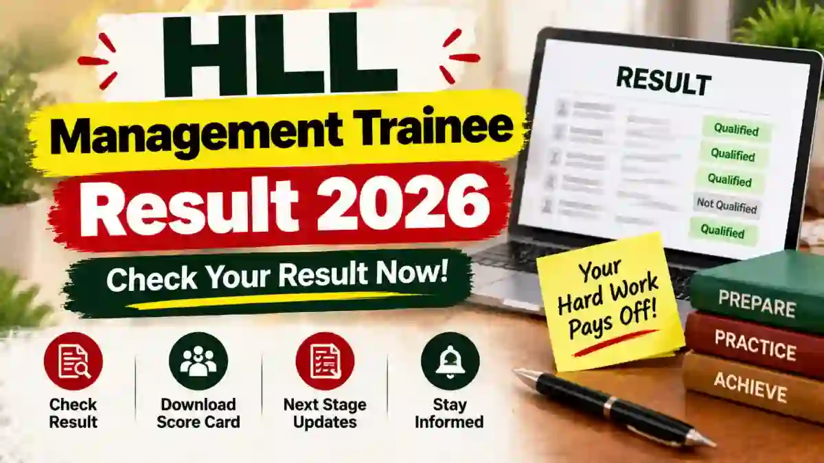 HLL Management Trainee Result 2026 Out - Check CBT Scorecard at hllmt.cbtexam.in HLL Management Trainee Result 2026 Out - Check CBT Scorecard at hllmt.cbtexam.in