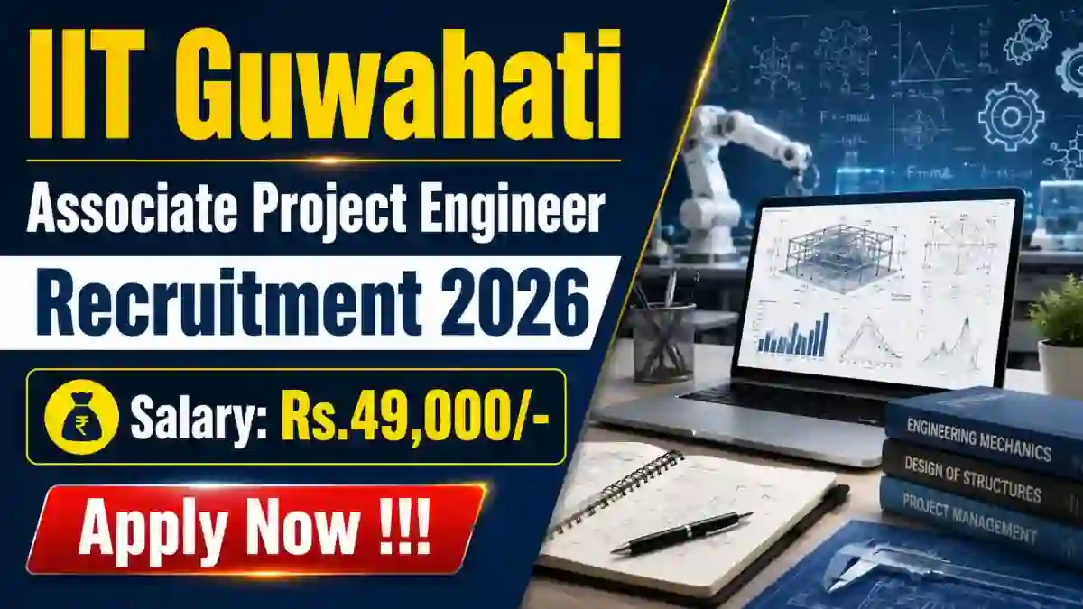 IIT Guwahati Associate Project Engineer Recruitment 2026 - Apply Online IIT Guwahati Associate Project Engineer Recruitment 2026 - Apply Online