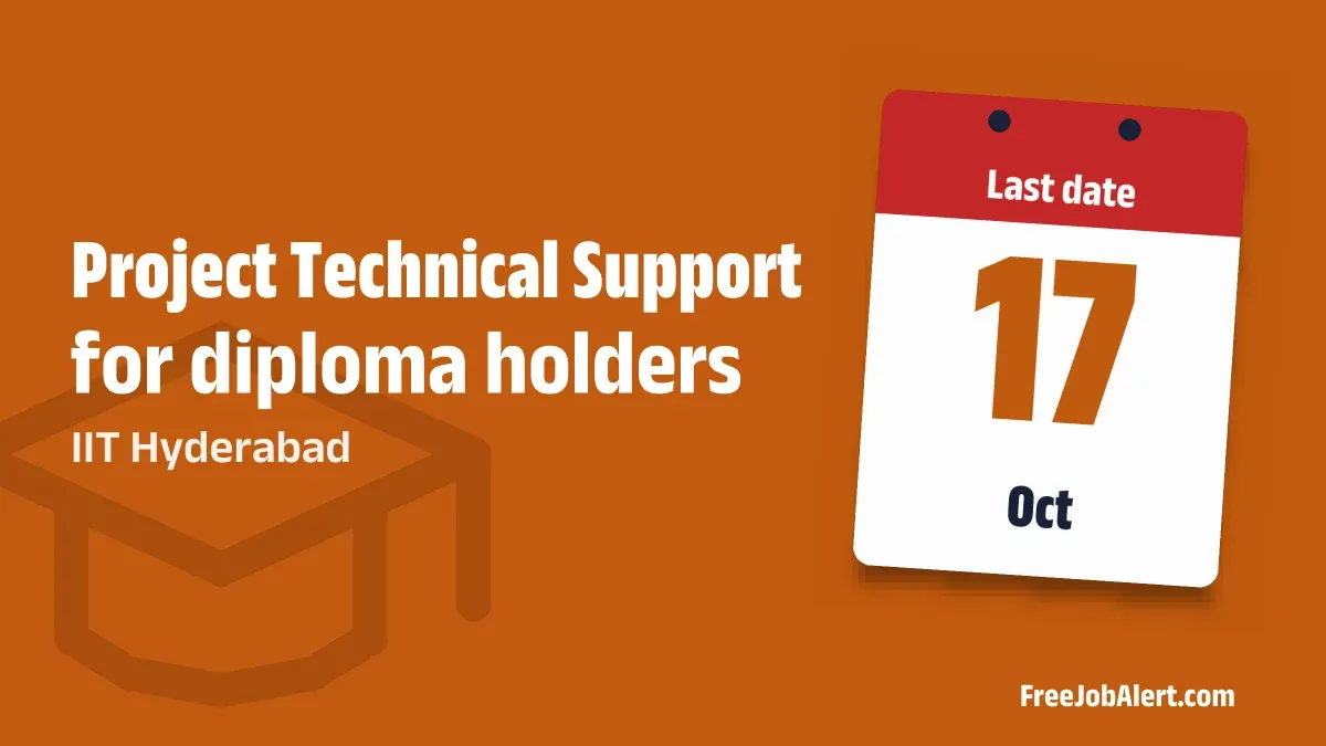 IIT Hyderabad Project Technical Support Recruitment 2026 – Apply Online IIT Hyderabad Project Technical Support Recruitment 2026 – Apply Online