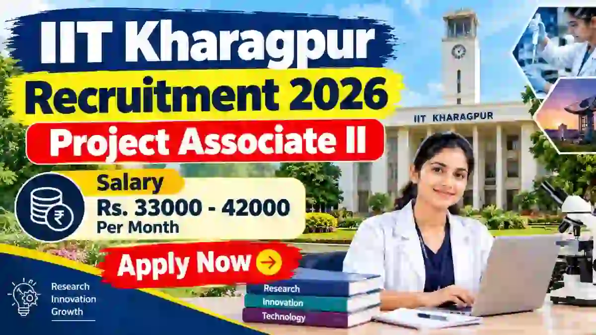 IIT Kharagpur Project Associate II Recruitment 2026 - Apply Online