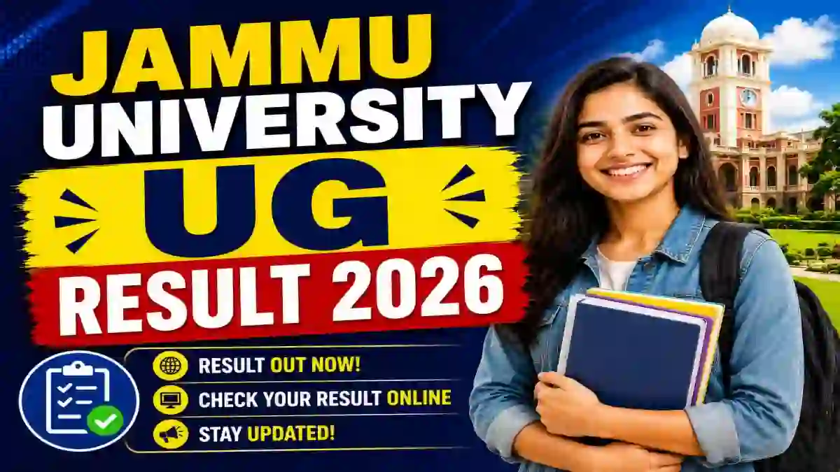 Jammu University UG Result 2026 Out - Check Even Sem Result at coeju.com
