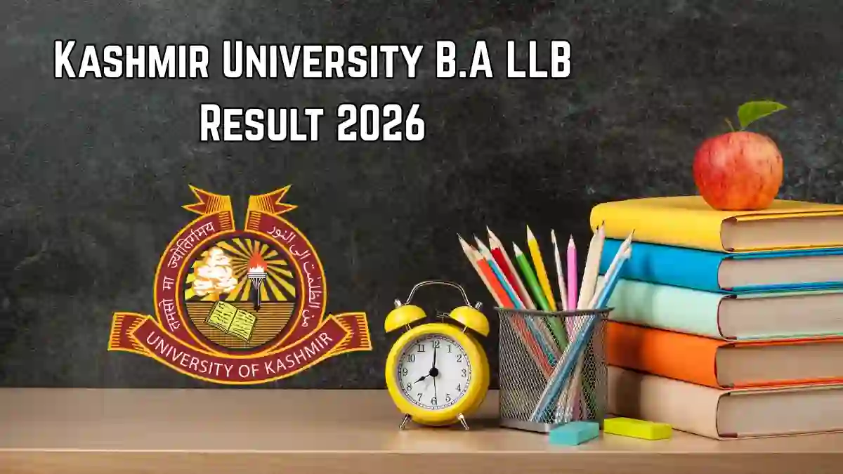 Kashmir University B.A LLB Result 2026 Out - Check 6th & 9th Semester Result Online at egov.uok.edu.in