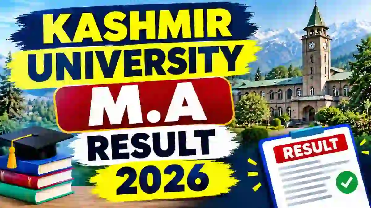 Kashmir University M.A Result 2026 Out - Direct Link to Check 1st Sem Result Online at egov.uok.edu.in