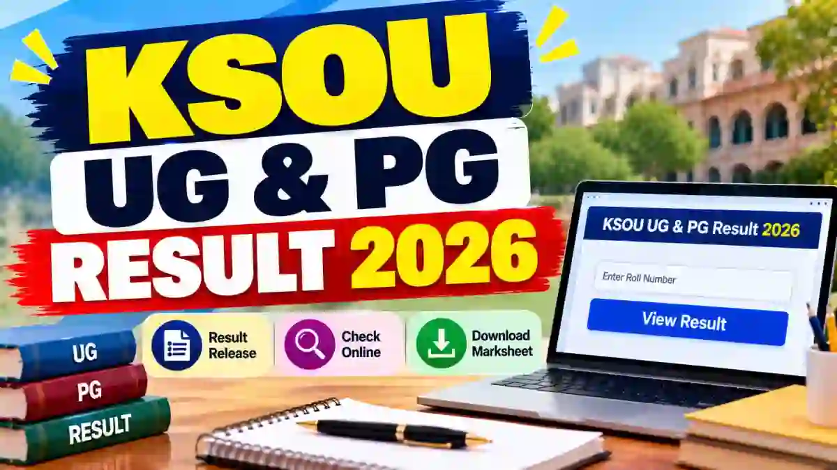 KSOU Re-Valuation Result 2026 Out - Check UG & PG Result Online @ ksoumysuru.ac.in