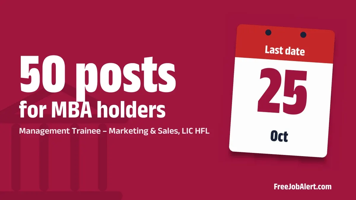 LIC HFL Management Trainee Recruitment 2026 Notification Out – Apply Online for 50 Posts