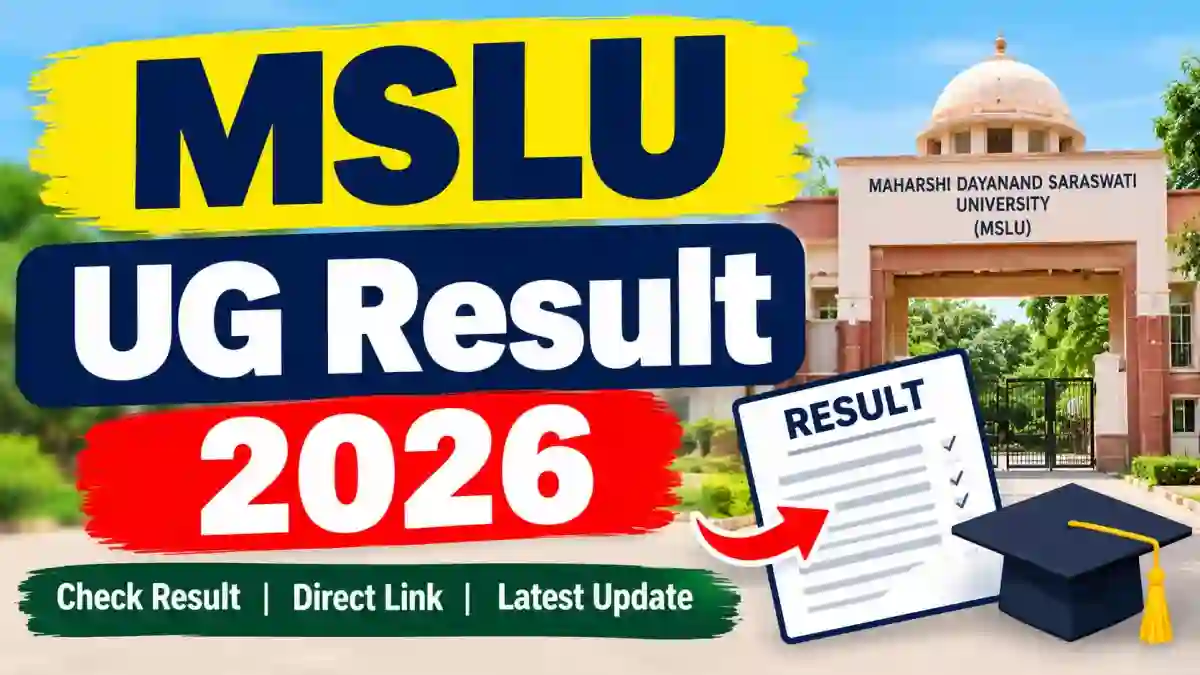 MLSU UG Result 2026 Out - Check B.Com, B.Sc & B.Pharma Results Online @ mlsu.ac.in MLSU UG Result 2026 Out - Check B.Com, B.Sc & B.Pharma Results Online @ mlsu.ac.in