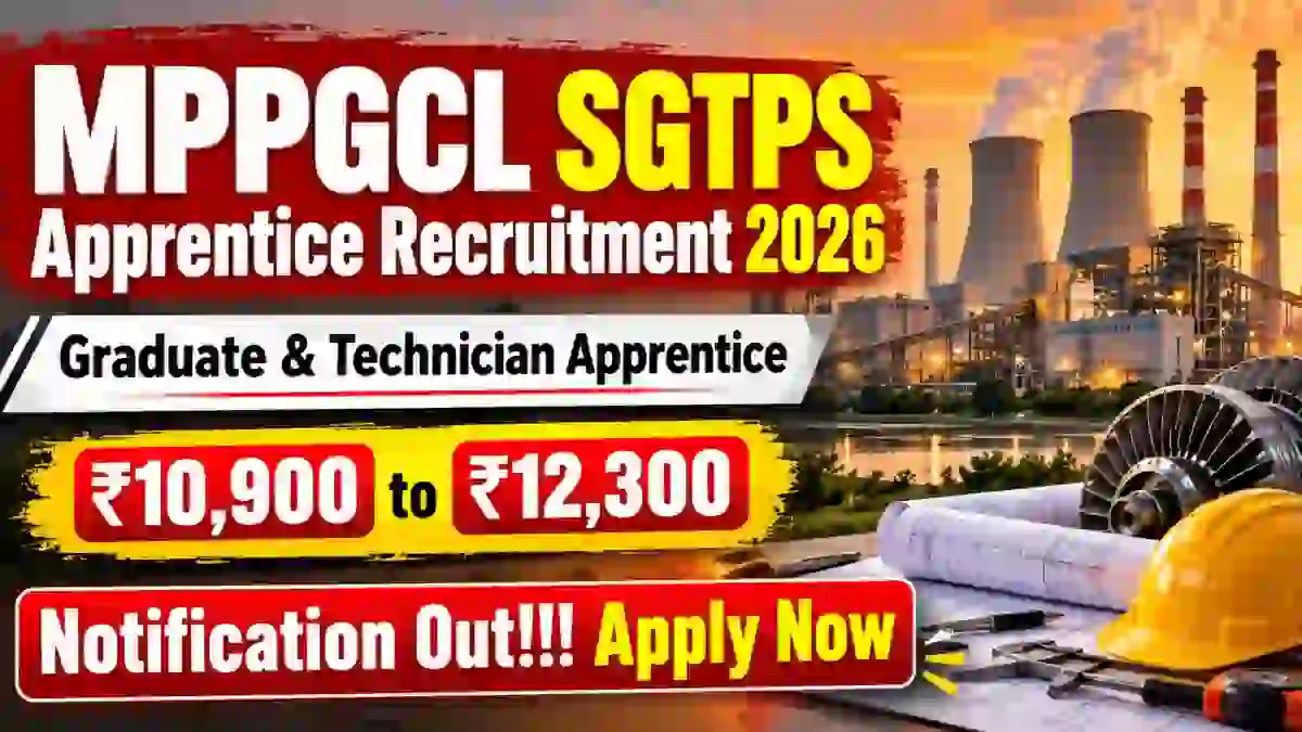 MPPGCL Apprentice Recruitment 2026 - Apply Offline for 27 Graduate & Technician Apprentice Posts