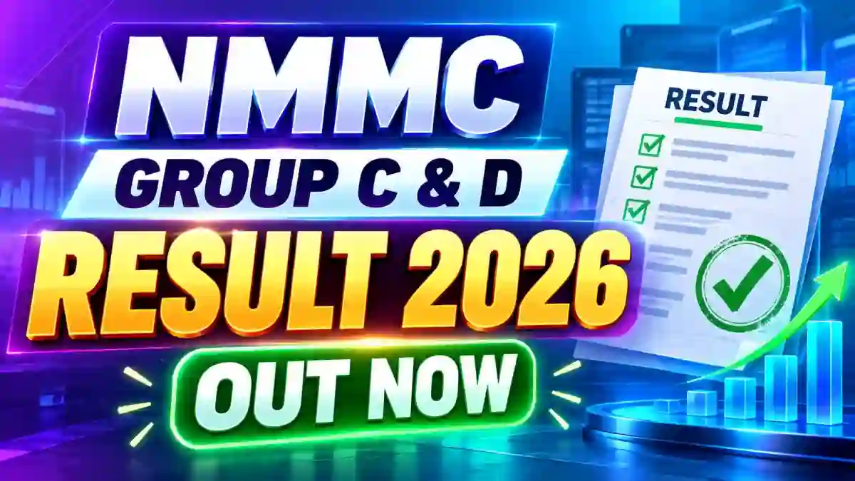 NMMC Result 2026 Out - Check Group C and D Merit List, Scorecard and Next Steps