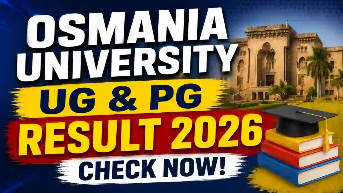 Osmania University Results 2026 Out - Check UG & PG Results at osmania.ac.in Osmania University Results 2026 Out - Check UG & PG Results at osmania.ac.in