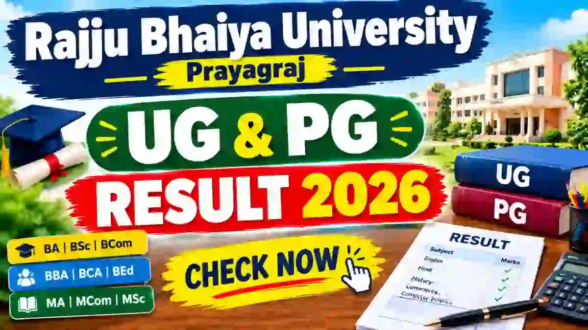 Rajju Bhaiya University Scrutiny Result 2026 Out - Direct Link to Check Result Online @ prsuniv.ac.in