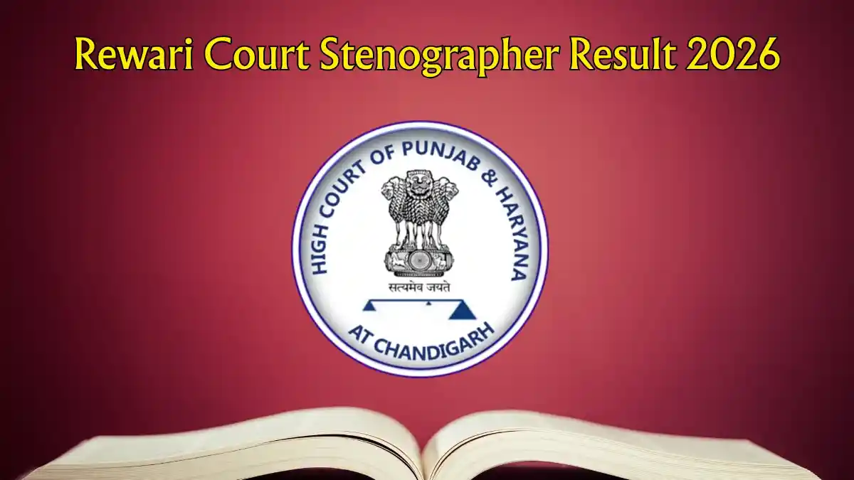 Rewari Court Stenographer Result 2026 Out - Download Eligible Candidates List PDF Rewari Court Stenographer Result 2026 Out - Download Eligible Candidates List PDF