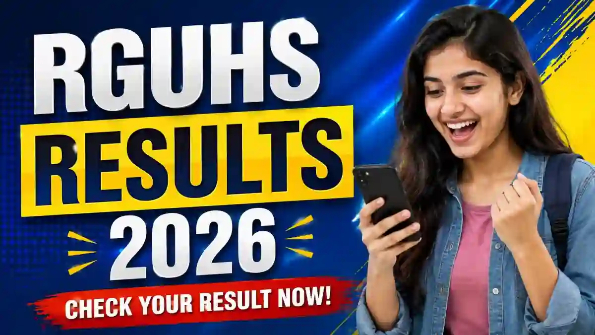 RGUHS UG Result 2026 Out - Check MBBS, BHMS, B.Pharm, B.Sc Result Online at rguhs.karnataka.gov.in