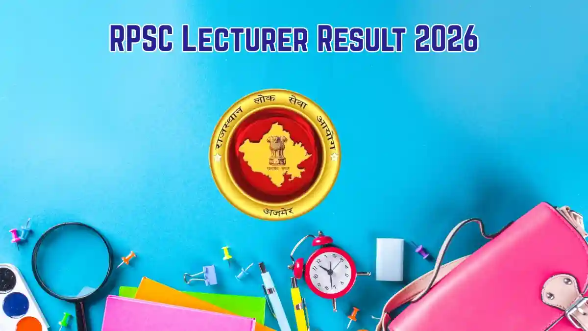RPSC Lecturer Ayurved Department Result 2026 Out - Check Main and Reserve with Cut Off Marks