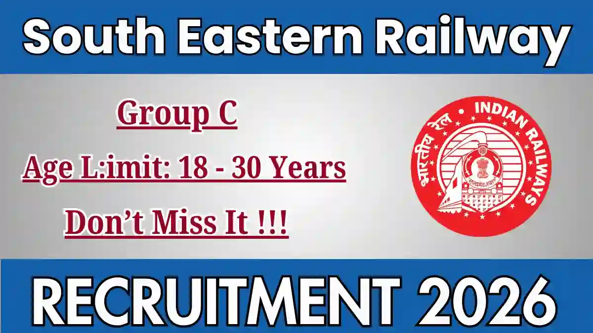 South Eastern Railway Group C Recruitment 2026 – Apply Online