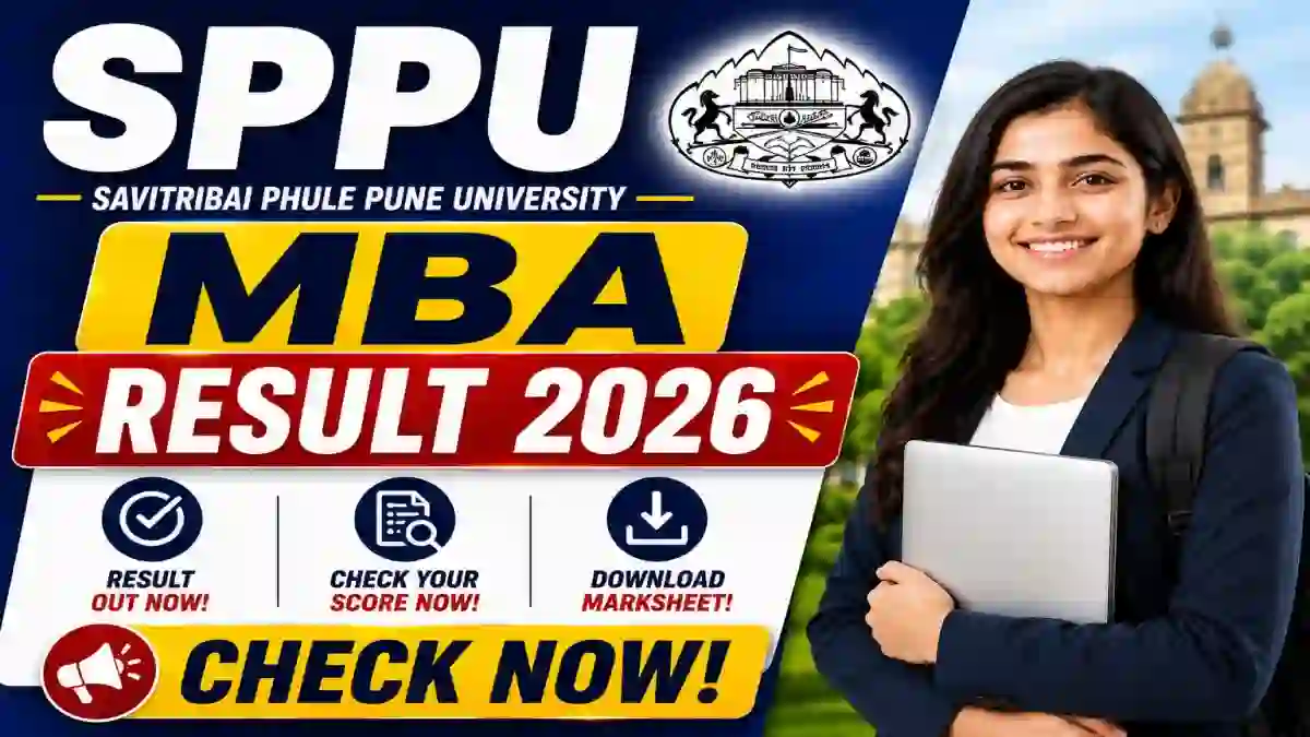 SPPU MBA Result 2026 Out - Direct Link to Check 1st & 2nd Year Result Online @ unipune.ac.in SPPU MBA Result 2026 Out - Direct Link to Check 1st & 2nd Year Result Online @ unipune.ac.in