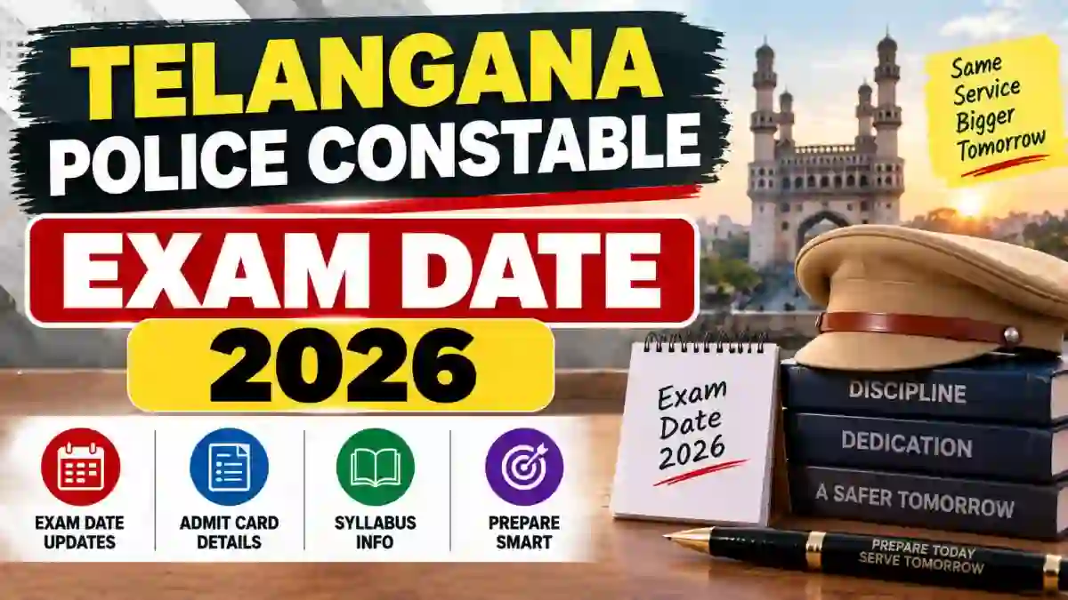 Telangana Police Constable Exam Date 2026 - Check Full Schedule PDF at tgprb.in Telangana Police Constable Exam Date 2026 - Check Full Schedule PDF at tgprb.in