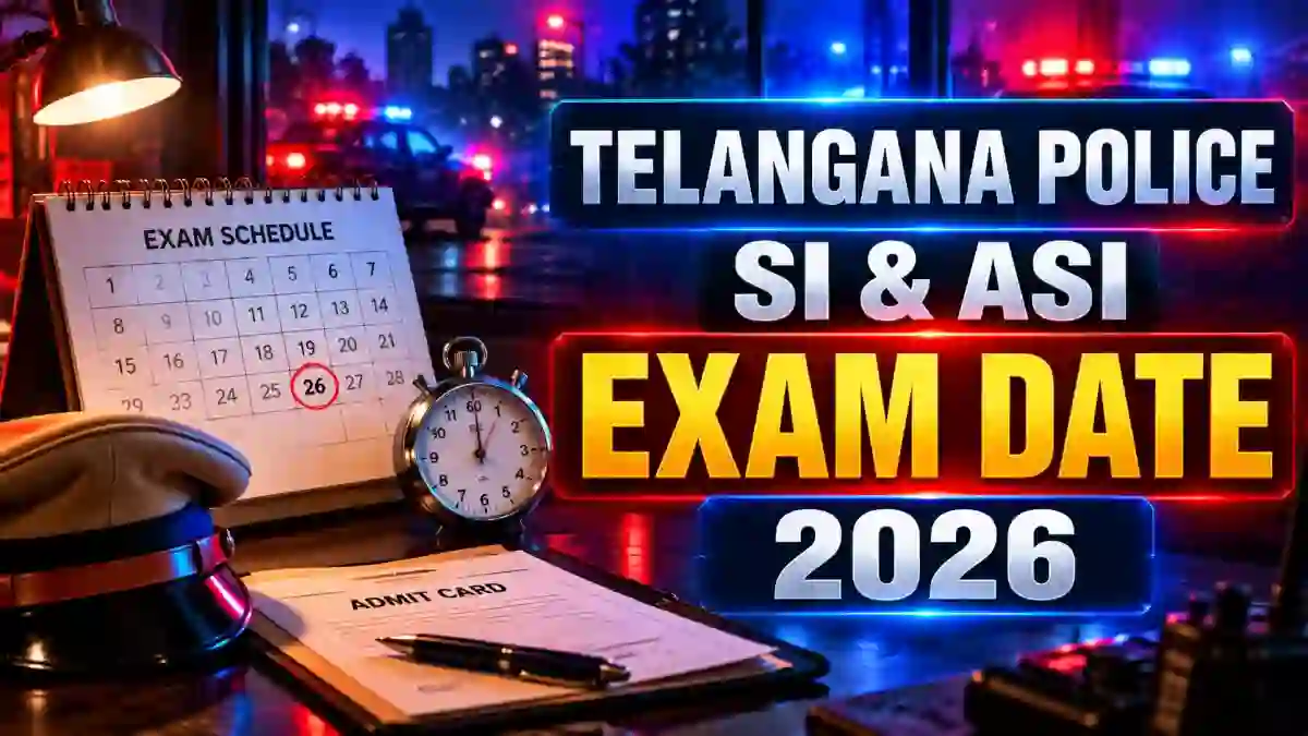 Telangana Police SI Exam Date 2026 Out - Check Schedule at tgprb.in Telangana Police SI Exam Date 2026 Out - Check Schedule at tgprb.in