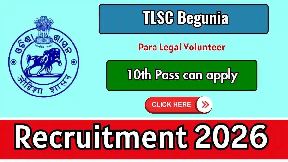TLSC Begunia Para Legal Volunteer Recruitment 2026 - Apply Offline