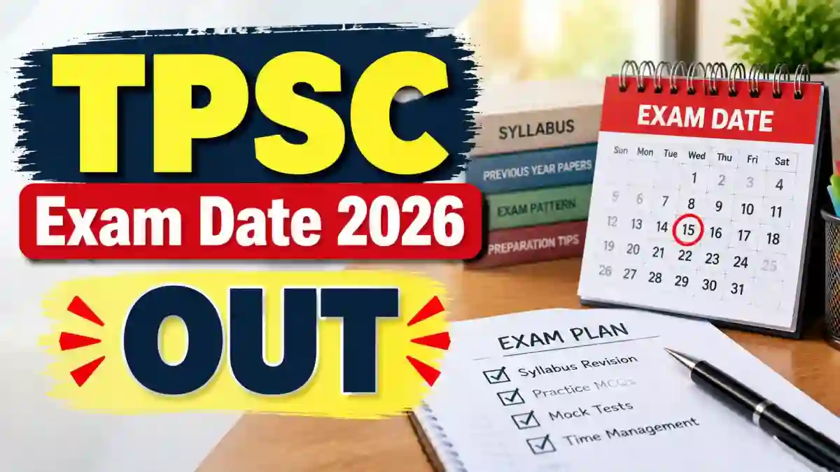 TPSC Exam Date 2026 - Check Food Safety Officer & Medical Officer Written Exam Schedule TPSC Exam Date 2026 - Check Food Safety Officer & Medical Officer Written Exam Schedule