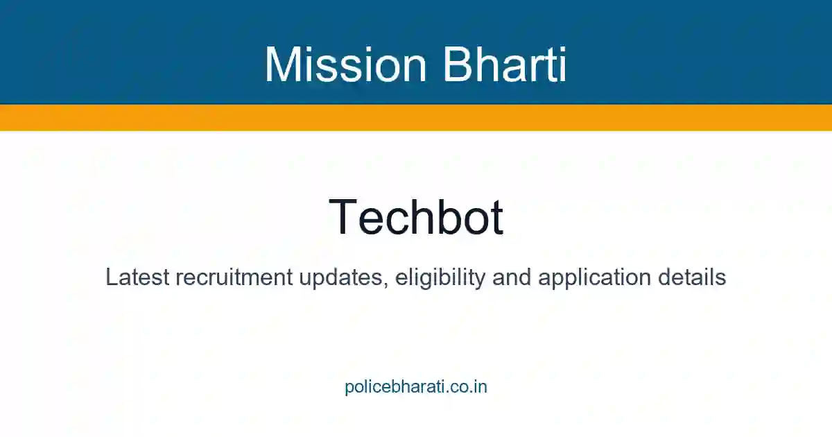 TechBot | Mission Bharti TechBot | Mission Bharti